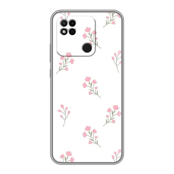 Чехол с принтом «Розовые цветы» для Xiaomi Redmi 10A Чехол с принтом «Розовые цветы» для Xiaomi Redmi 10A