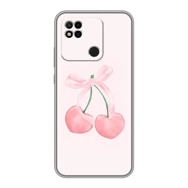 Чехол с принтом «Розовые вишни» для Xiaomi Redmi 10A Чехол с принтом «Розовые вишни» для Xiaomi Redmi 10A