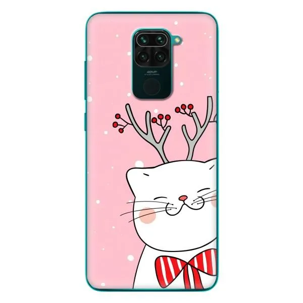 Чехол с принтом «Зимний кот» для Xiaomi Redmi 10X