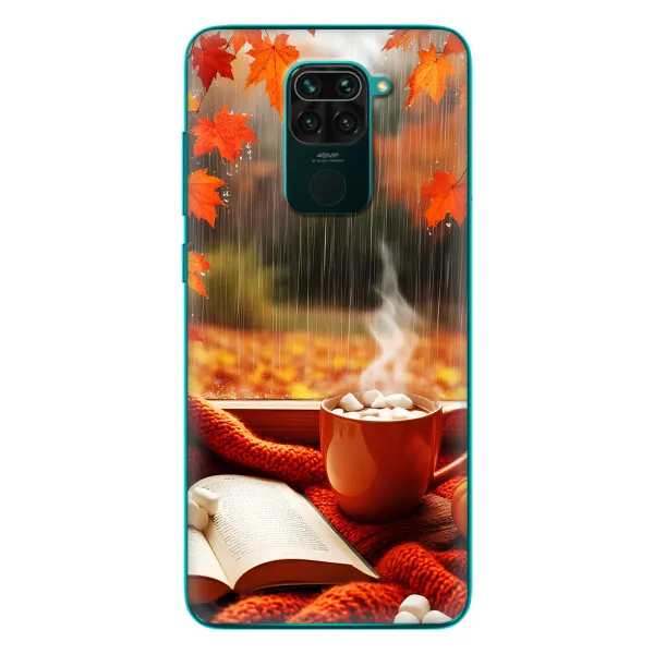 Чехол с принтом «Кофе и дождь» для Xiaomi Redmi 10X