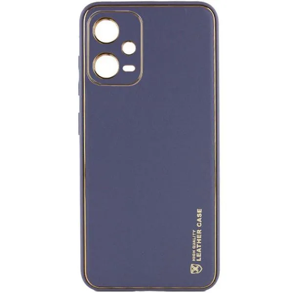 Шкіряний чохол Xshield для Xiaomi Poco X5 5G / Redmi Note 12 5G — Сірий Шкіряний чохол Xshield для Xiaomi Poco X5 5G / Redmi Note 12 5G — Сірий