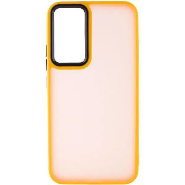 Чехол TPU+PC Lyon Frosted для Xiaomi Redmi Note 12 5G — Оранжевый — фото 3