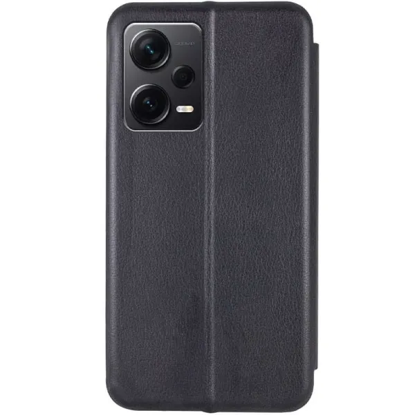 Шкіряний чохол-книжка Classy для Xiaomi Poco X5 5G / Note 12 5G — Чорний — фото 2