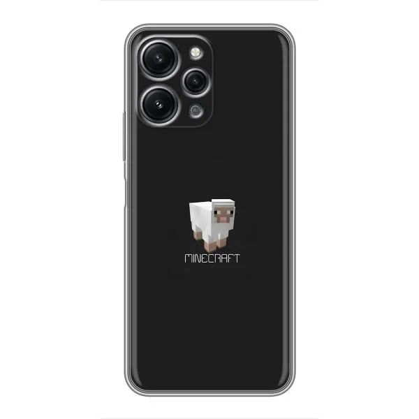 Чехол с принтом «Овечка Майнкрафт» для Xiaomi Redmi 12 (5G)