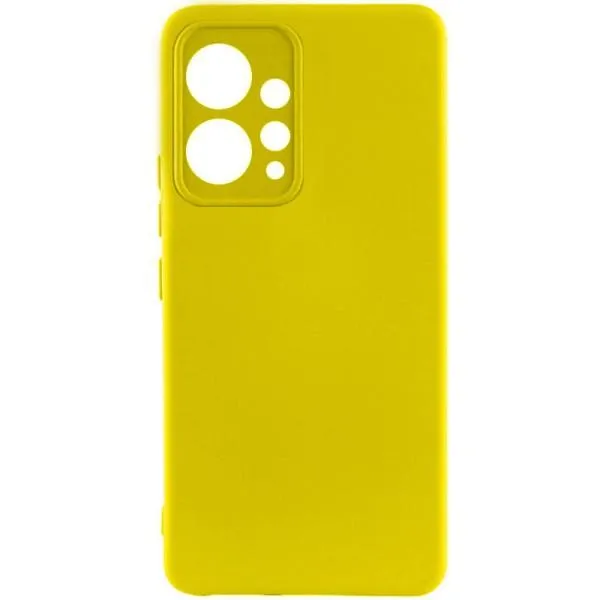 Чехол Silicone Cover Lakshmi Full Camera (A) для Xiaomi Redmi 12 — Желтый — фото 1