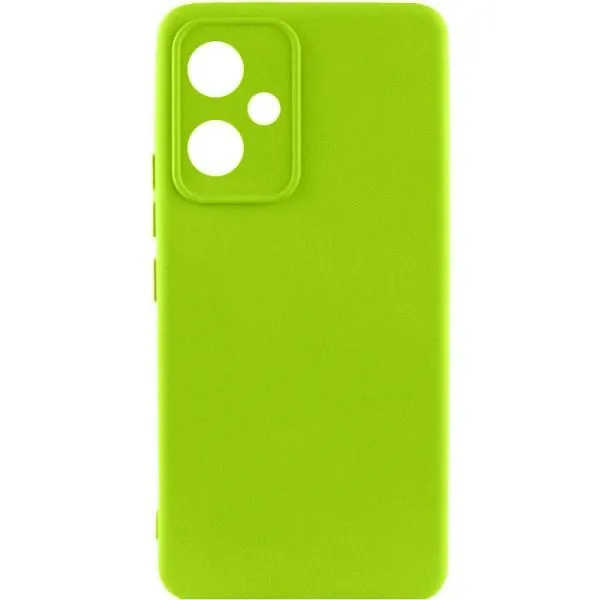 Чехол Silicone Cover Lakshmi Full Camera (A) для Xiaomi Redmi 12 — Салатовый — фото 1