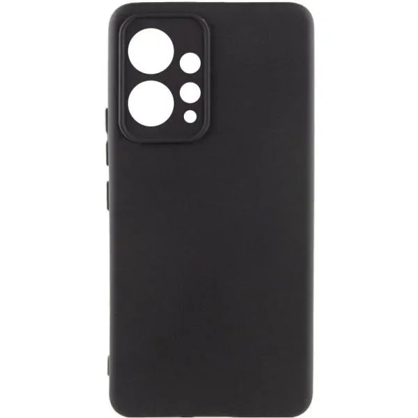 Чехол Silicone Cover Lakshmi Full Camera (A) для Xiaomi Redmi 12 — Черный — фото 1