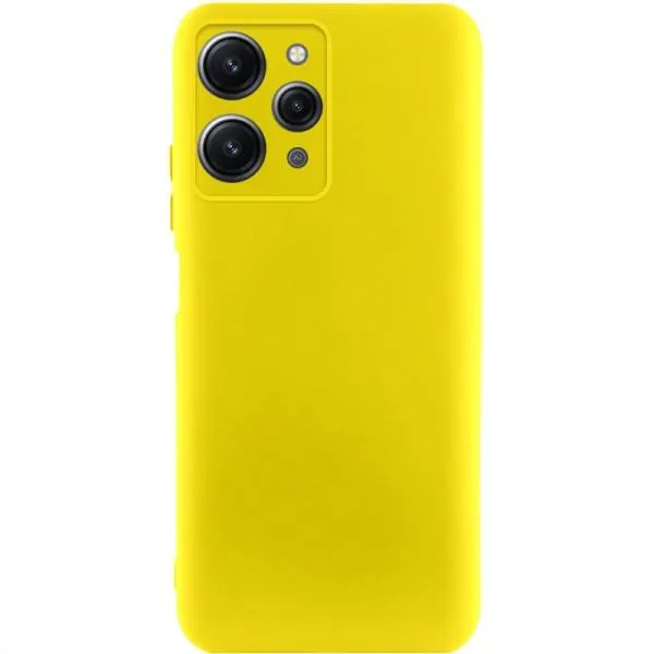 Чехол Silicone Cover Lakshmi Full Camera (A) для Xiaomi Redmi 12 — Желтый — фото 2