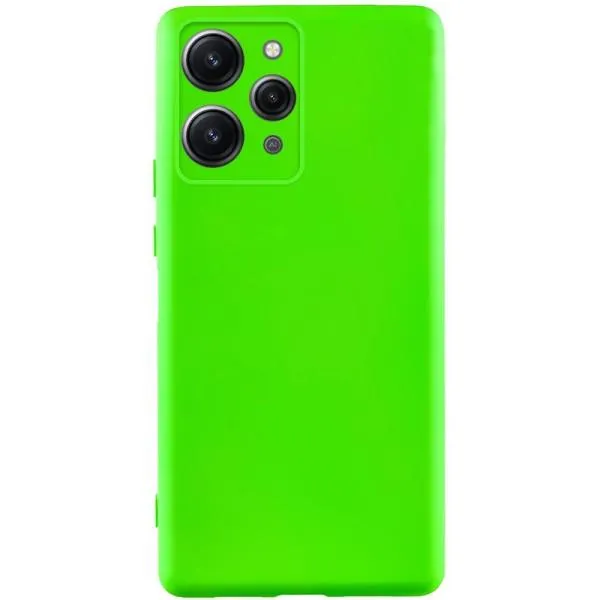 Чехол Silicone Cover Lakshmi Full Camera (A) для Xiaomi Redmi 12 — Салатовый — фото 2