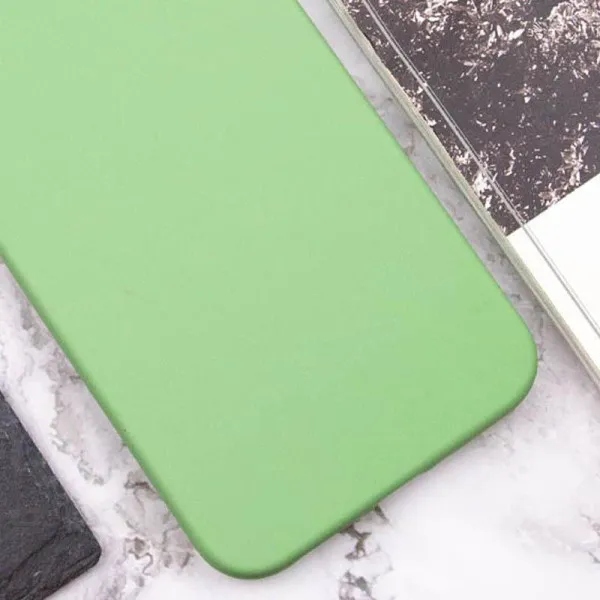 Чехол Silicone Cover Lakshmi Full Camera (AAA) для Xiaomi Redmi 12 — Мятный — фото 3 Чехол Silicone Cover Lakshmi Full Camera (AAA) для Xiaomi Redmi 12 — Мятный — фото 3