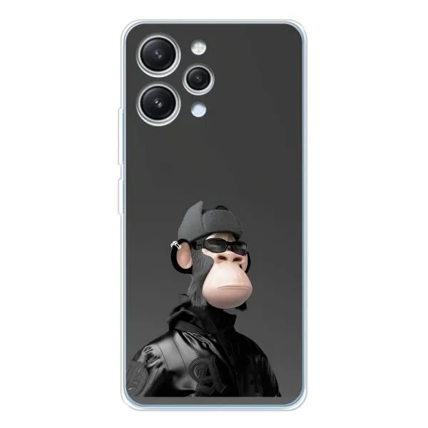 Чохол з принтом «стильна мавпа NFT» для Xiaomi Redmi 12