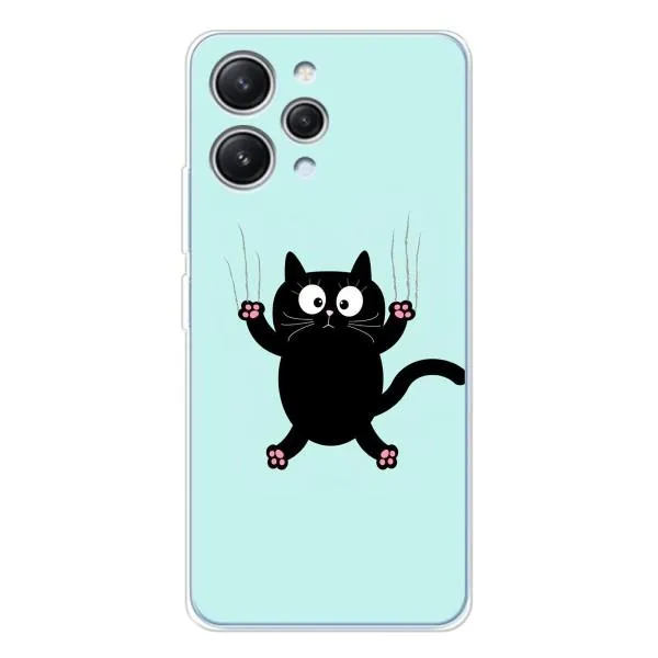 Чехол с принтом «Падающий кот» для Xiaomi Redmi 12