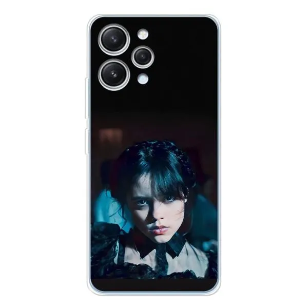 Чехол с принтом «взгляд Уэнздей» для Xiaomi Redmi 12