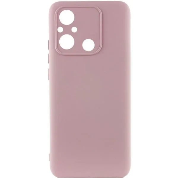 Чехол Silicone Cover Lakshmi Full Camera (AA) для Xiaomi Redmi 12C / Poco C55 — Розовый — фото 1