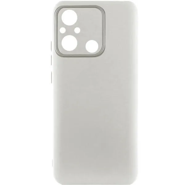 Чехол TPU GETMAN Liquid Silk Full Camera для Xiaomi Redmi 12C — Песочный