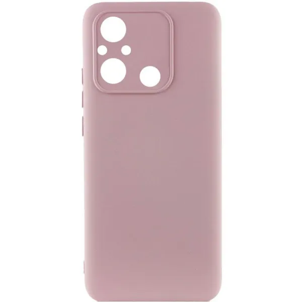 Чехол Silicone Cover Ummi Lakshmi Full Camera (AA) для Xiaomi Redmi 12C / Poco C55 — Розовый