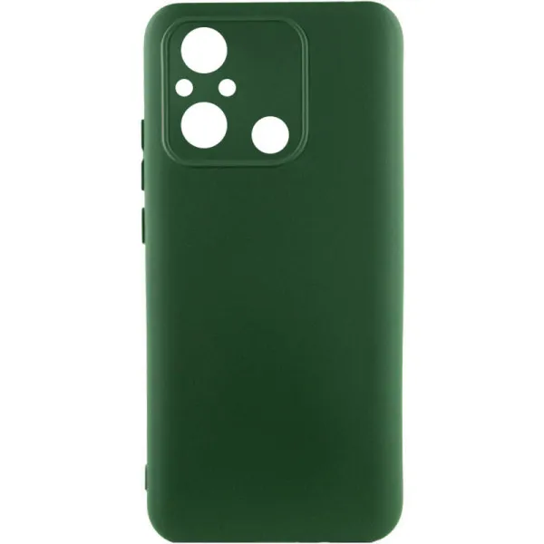 Чехол Silicone Cover Ummi Lakshmi Full Camera (AA) для Xiaomi Redmi 12C / Poco C55 — Зеленый