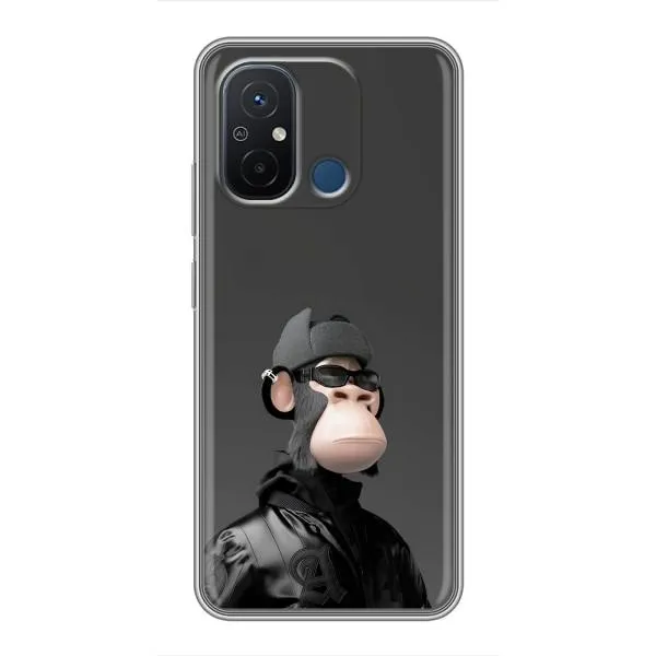 Чехол с принтом «стильная обезьяна NFT» для Xiaomi Redmi 12C