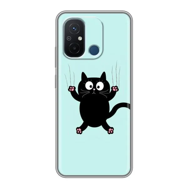 Чохол з принтом «Падаючий кіт» для Xiaomi Redmi 12C Чохол з принтом «Падаючий кіт» для Xiaomi Redmi 12C