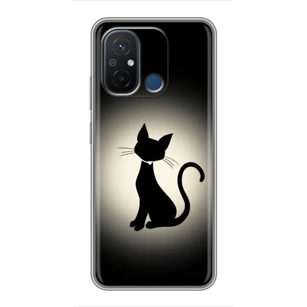 Чохол з принтом «Силует котика» для Xiaomi Redmi 12C Чохол з принтом «Силует котика» для Xiaomi Redmi 12C