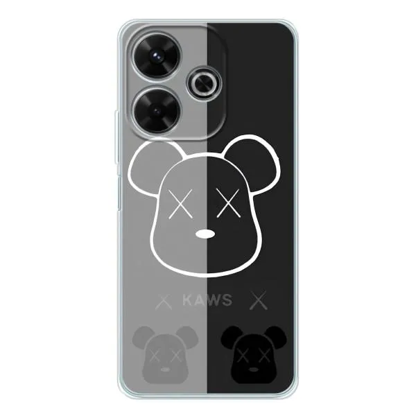 Чехол с принтом «БеарБрик глаза» для Xiaomi Redmi 13