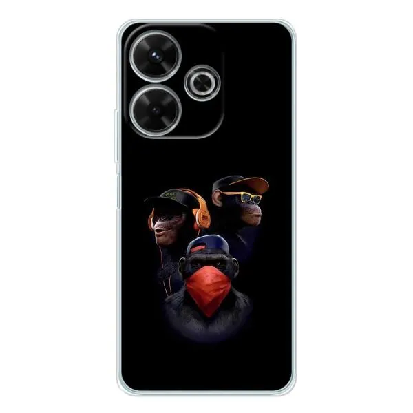 Чехол с принтом «Три обезьяны» для Xiaomi Redmi 13 Чехол с принтом «Три обезьяны» для Xiaomi Redmi 13