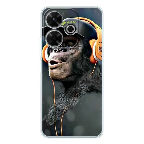 Чехол с принтом «В наушниках» для Xiaomi Redmi 13 Чехол с принтом «В наушниках» для Xiaomi Redmi 13