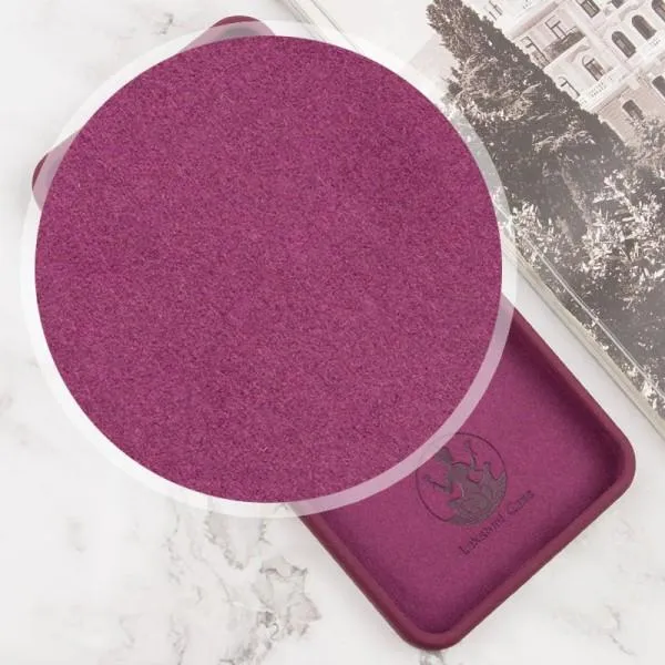 Чохол Silicone Cover Lakshmi Full Camera (AAA) with Logo для Xiaomi Redmi 13C / Poco C65 — Бордовий — фото 4