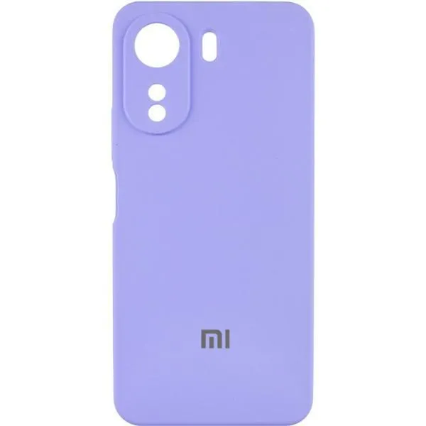 Чохол Silicone Cover Lakshmi Full Camera (AAA) with Logo для Xiaomi Redmi 13C / Poco C65 — Бузковий — фото 1