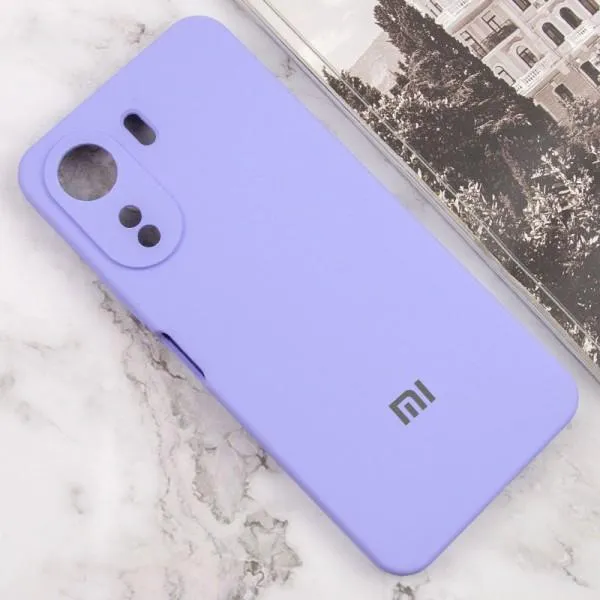 Чохол Silicone Cover Lakshmi Full Camera (AAA) with Logo для Xiaomi Redmi 13C / Poco C65 — Бузковий — фото 2