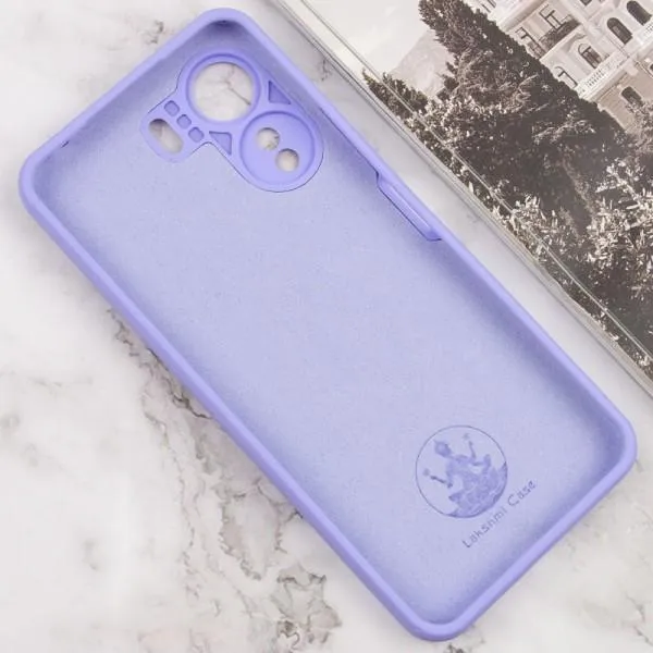 Чохол Silicone Cover Lakshmi Full Camera (AAA) with Logo для Xiaomi Redmi 13C / Poco C65 — Бузковий — фото 3