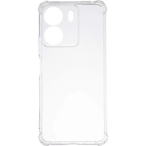 TPU чехол GETMAN Ease logo усиленные углы Full Camera для Xiaomi Redmi 13C / Poco C65 — Прозрачный — фото 2
