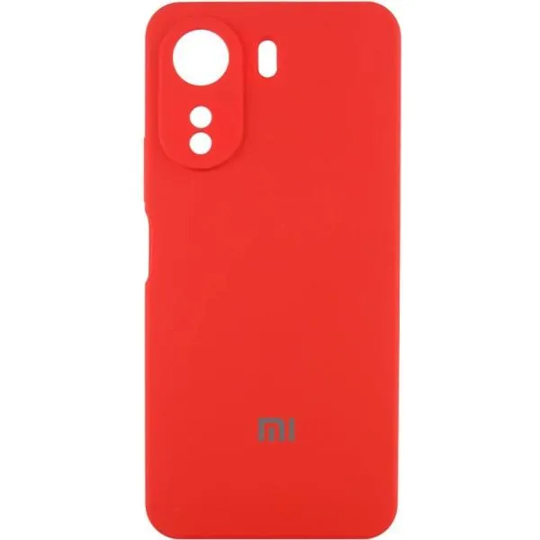 Чохол Silicone Cover Lakshmi Full Camera (AAA) with Logo для Xiaomi Redmi 13C / Poco C65 — Червоний — фото 3