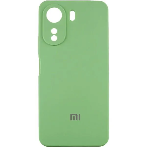 Чохол Silicone Cover Lakshmi Full Camera (AAA) with Logo для Xiaomi Redmi 13C / Poco C65 — М'ятний — фото 2
