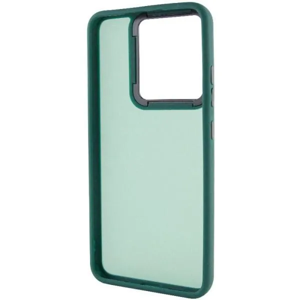 Чехол TPU+PC Lyon Frosted для Xiaomi Redmi 13C / Poco C65 — Зеленый — фото 3