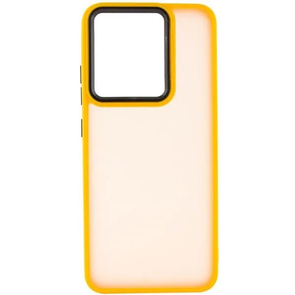 Чехол TPU+PC Lyon Frosted для Xiaomi Redmi 13C / Poco C65 — Оранжевый — фото 2
