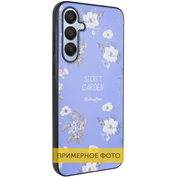 TPU+PC чехол Secret Garden для Xiaomi Redmi 13C / Poco C65 — Лиловый — фото 1