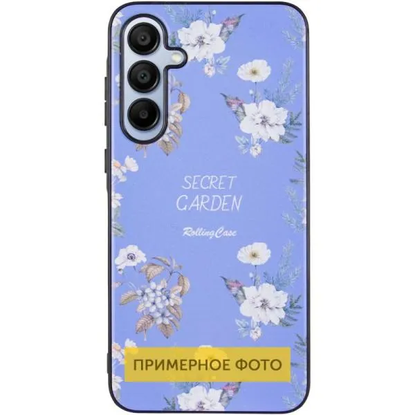 TPU+PC чехол Secret Garden для Xiaomi Redmi 13C / Poco C65 — Лиловый — фото 2