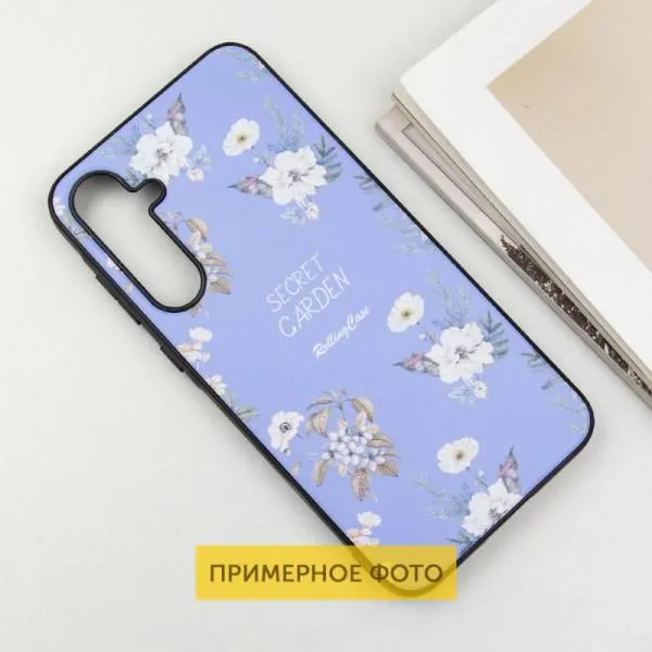 TPU+PC чехол Secret Garden для Xiaomi Redmi 13C / Poco C65 — Лиловый — фото 3