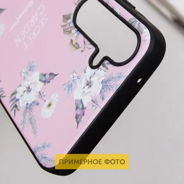 TPU+PC чехол Secret Garden для Xiaomi Redmi 13C / Poco C65 — Розовый — фото 5