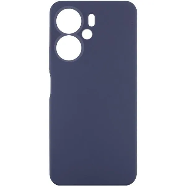 Чехол Silicone Cover Lakshmi Full Camera (AAA) для Xiaomi Redmi 13C 4G/5G / Poco C65 / Poco M6 5G — Темно-синий — фото 1