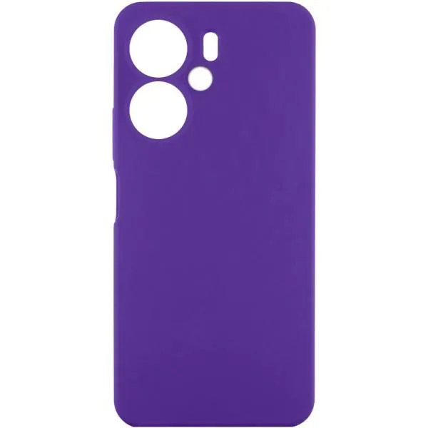 Чехол Silicone Cover Lakshmi Full Camera (AAA) для Xiaomi Redmi 13C 4G/5G / Poco C65 / Poco M6 5G — Фиолетовый — фото 1