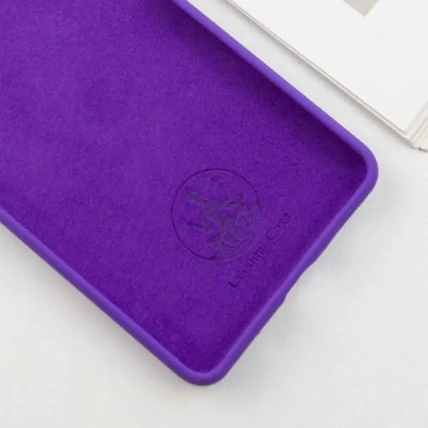 Чехол Silicone Cover Lakshmi Full Camera (AAA) для Xiaomi Redmi 13C 4G/5G / Poco C65 / Poco M6 5G — Фиолетовый — фото 2