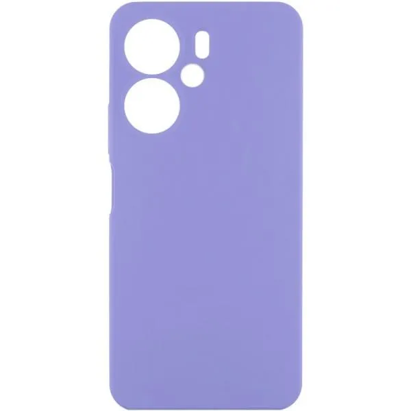 Чехол Silicone Cover Lakshmi Full Camera (AAA) для Xiaomi Redmi 13C 4G/5G / Poco C65 / Poco M6 5G — Сиреневый