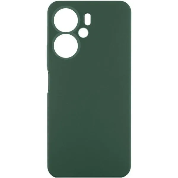 Чехол Silicone Cover Lakshmi Full Camera (AAA) для Xiaomi Redmi 13C 4G/5G / Poco C65 / Poco M6 5G — Зеленый