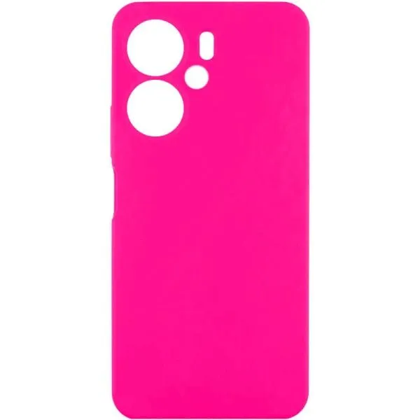 Чехол Silicone Cover Lakshmi Full Camera (AAA) для Xiaomi Redmi 13C 4G/5G / Poco C65 / Poco M6 5G — Розовый — фото 1