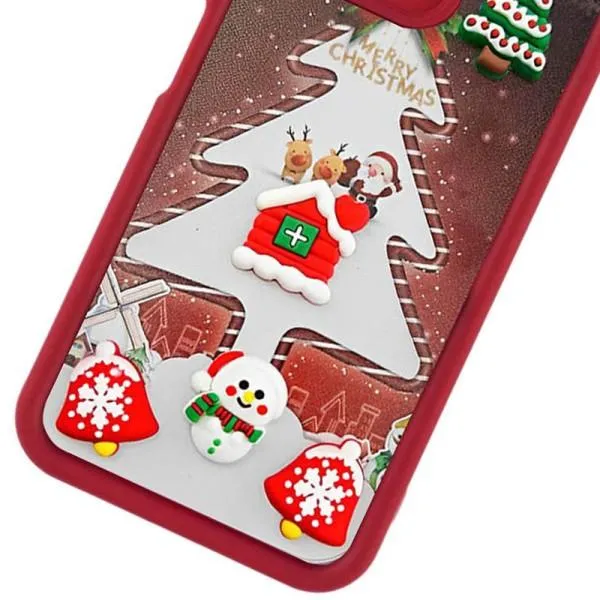Чохол TPU Christmas Toys для Xiaomi Redmi 13C / Poco C65 — Червоний — фото 2