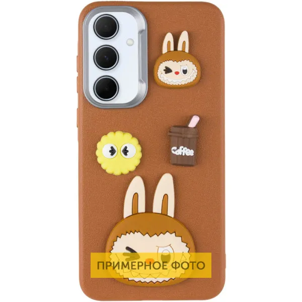 Чехол с принтом «Фигурки Labubu» для Xiaomi Redmi 13C — фото 2