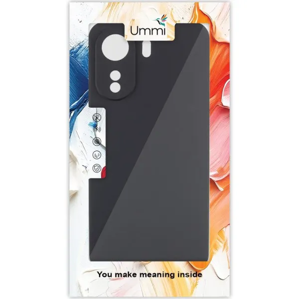 Чехол Silicone Cover Ummi Lakshmi Full Camera (AA) для Xiaomi Redmi 13C — Черный — фото 2