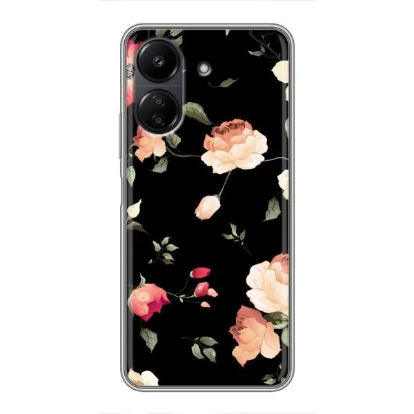 Чехол с принтом «Розочки» для Xiaomi Redmi 13C Чехол с принтом «Розочки» для Xiaomi Redmi 13C